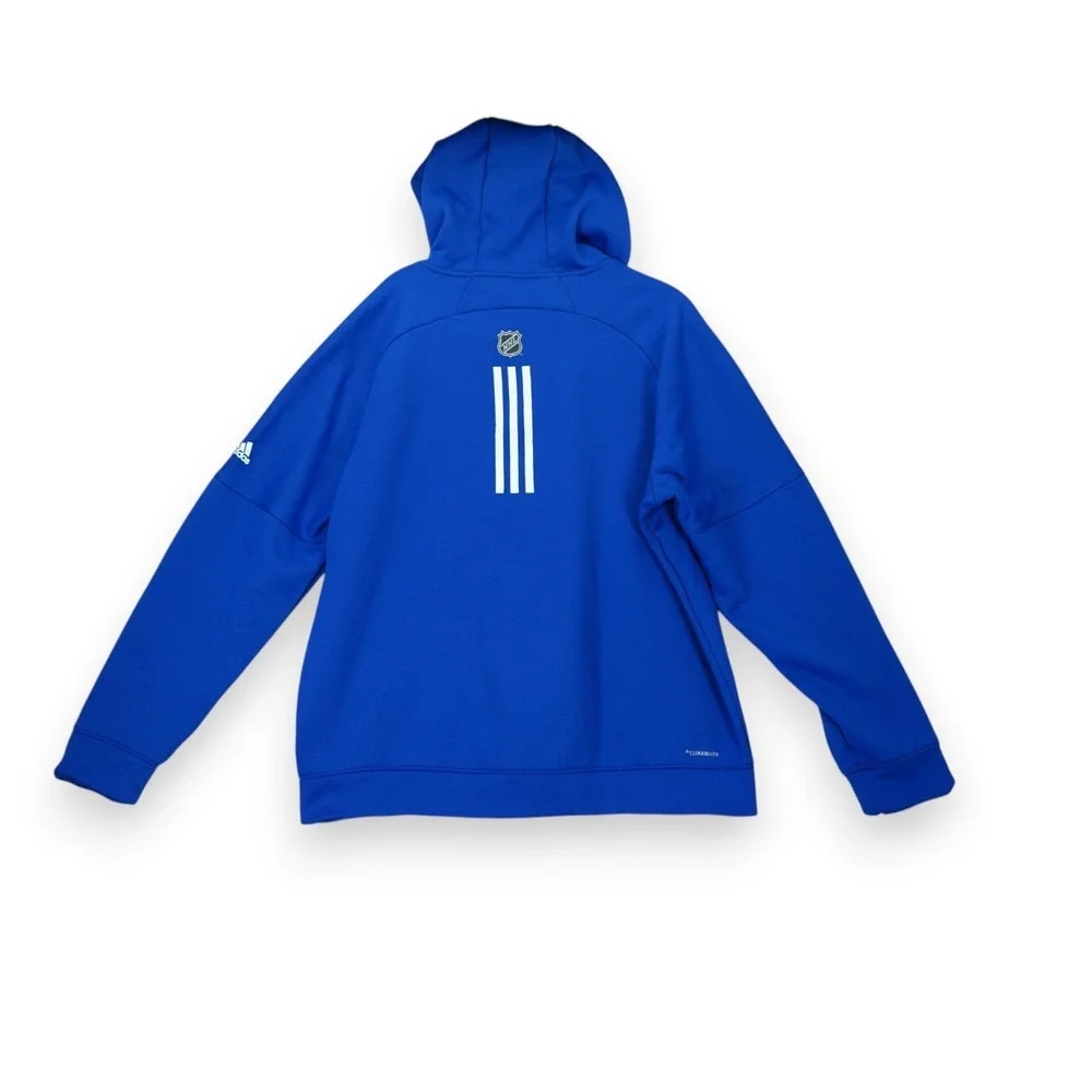 Tampa Bay Lightning Hoodie Sweatshirt‎ Mens XL Blue NHL Hockey Adidas Full Zip